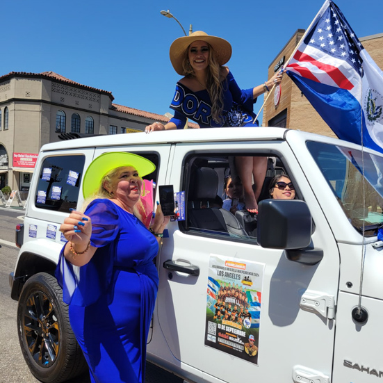 Desfile Centroamericano apoyando a DEFISAL-  I Abogados Salvadoreño Los Angeles