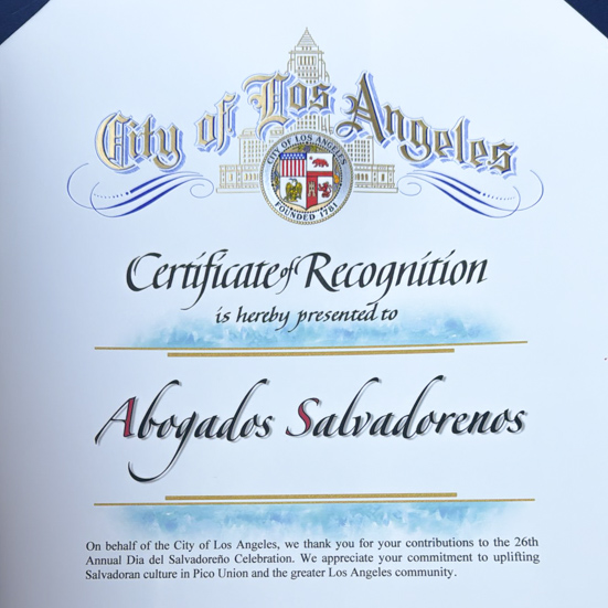 Dia del Salvadoreño - Abogados Salvadoreño Los Angeles