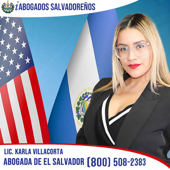 Karla Villacorta, Abogada de El Salvador